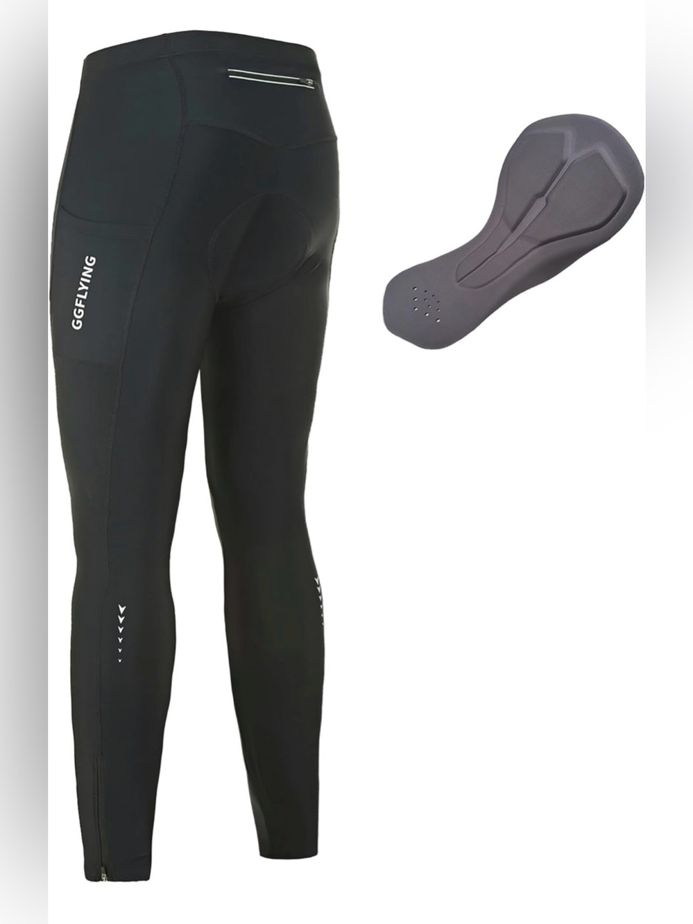 Mens Bike Pants 5D Padded Cycling Tights Leggings
